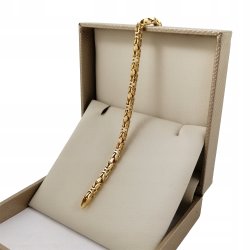 BRANSOLETKA SPLOT KRÓLEWSKI SREBRO 925 + ZŁOTO 585