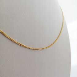 ZŁOTY ŁAŃCUSZEK PANCERKA DELIKATNY PR. 925 UNISEX