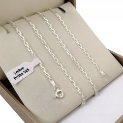 MĘSKI SREBRNY ŁAŃCUSZEK ANKIER 55cm/2mm PRÓBA 925