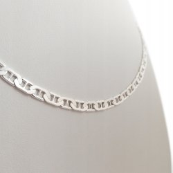 PIĘKNY SREBRNY DAMSKI ŁAŃCUSZEK GUCCI PRÓBA 925