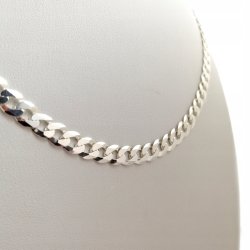 ŁAŃCUSZEK SREBRNY PANCERKA PEŁNA 6 MM PRÓBA 925