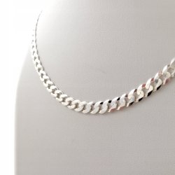 ŁAŃCUSZEK SREBRNY PANCERKA PEŁNA 6 MM PRÓBA 925