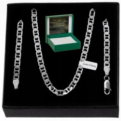 PIĘKNY SREBRNY DAMSKI ŁAŃCUSZEK GUCCI PRÓBA 925