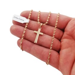 ZŁOTY ŁAŃCUSZEK PANCERKA + POSTAĆ JEZUSA 60CM 3MM
