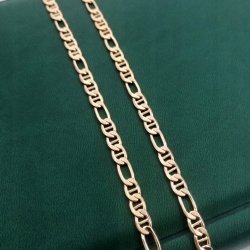 ZŁOTY ŁAŃCUSZEK GUCCI 50CM 5MM + KRZYŻYK PREZENT