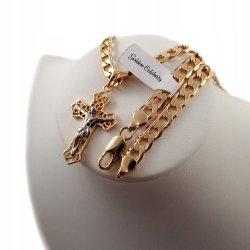 ZŁOTY ŁANCUSZEK PANCERKA + BRANSOLETKA 18K PREZENT