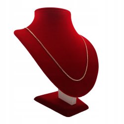 ŁAŃCUSZEK ZŁOTY DO ZAWIESZEK PANCERKA STAL 316L DŁUGI 60CM 2MM SOLIDNY 18K