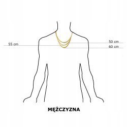 SREBRNY ŁANCUSZEK PANCERKA + ORZEŁ POLSKI GODŁO 925 BIŻUTERIA PATRIOTYCZNA